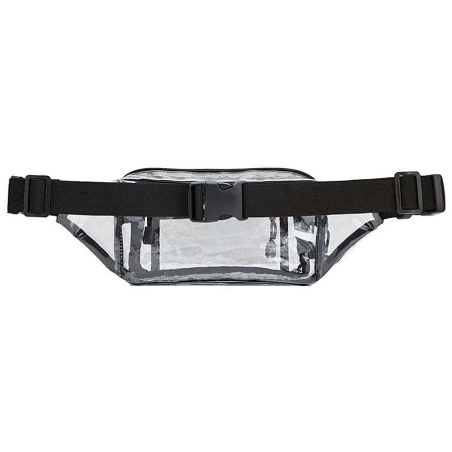 Sac banane transparent homme