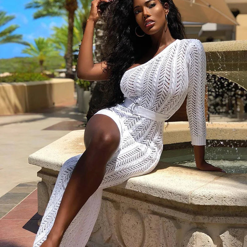Robe soirée transparente