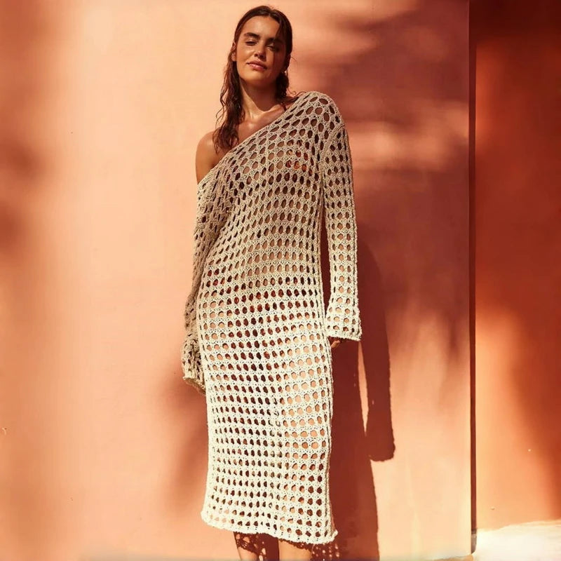 Robe pull transparente
