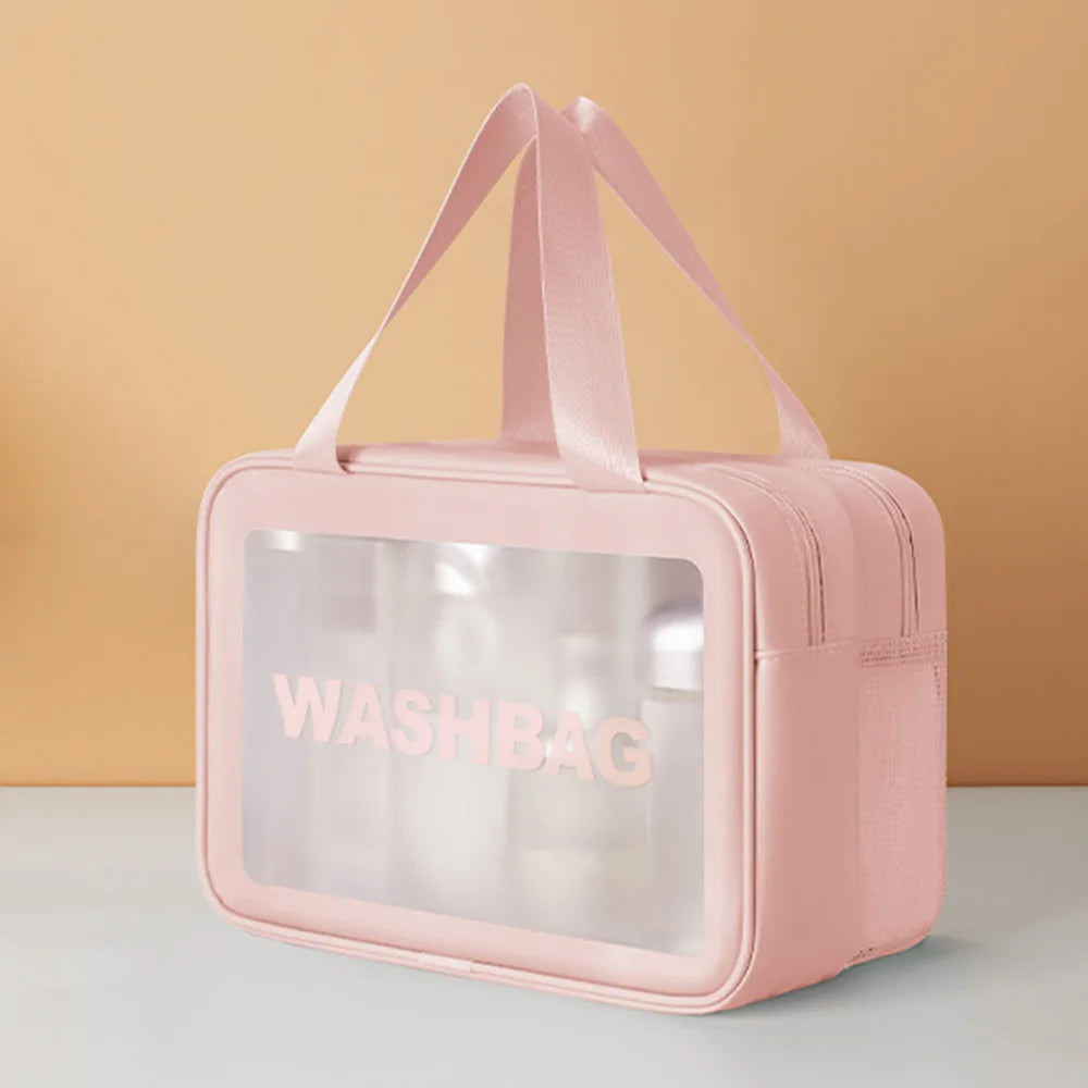 Trousse Double Compartiment Transparente