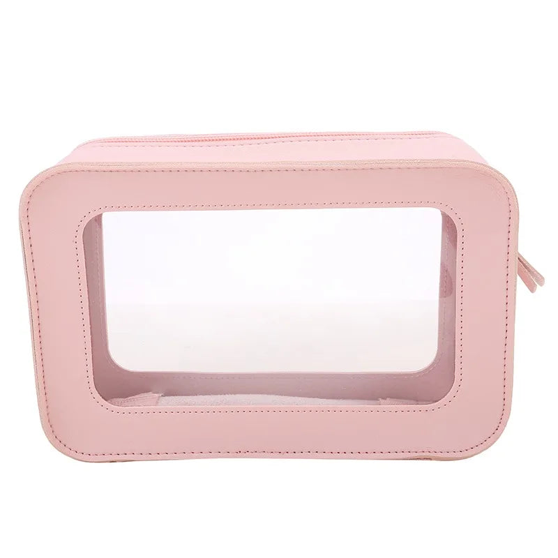 Trousse Transparente Rose