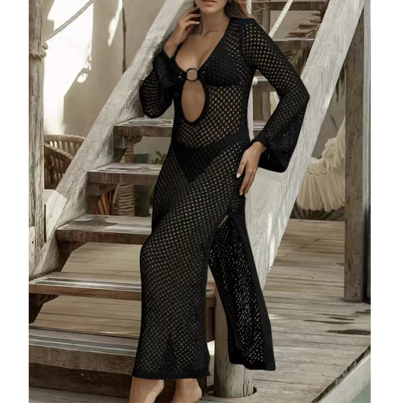 Robe Manche Longue Transparente