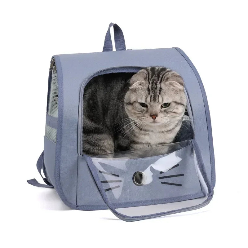 Sac transparent pour chat