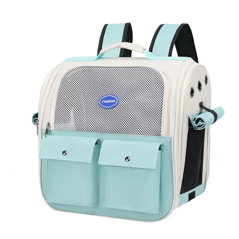 Panier de transport transparent pour chat