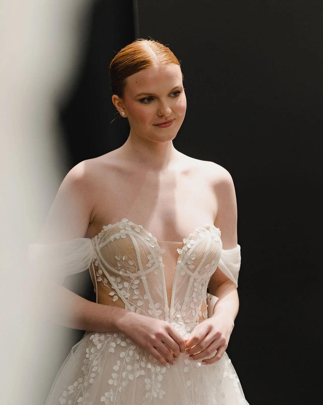 Robe de mariée haut dentelle transparente