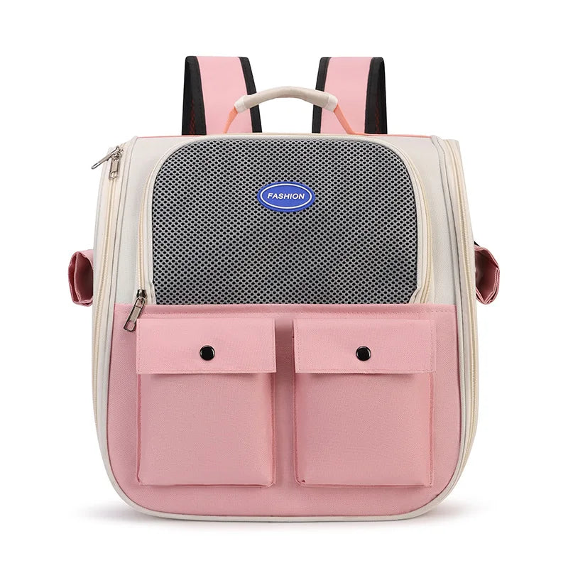Panier de transport transparent pour chat