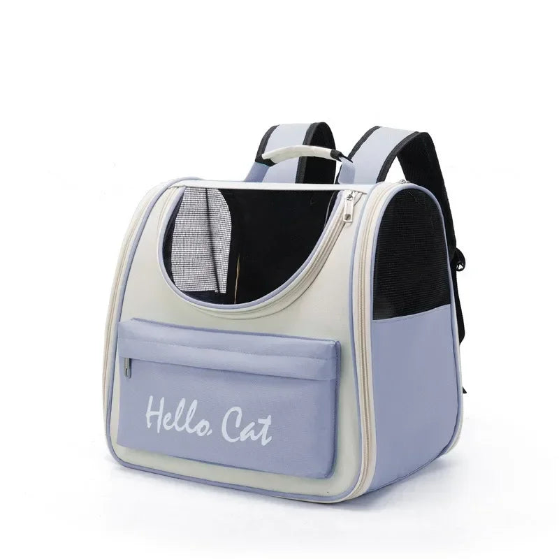 Panier de transport transparent pour chaton