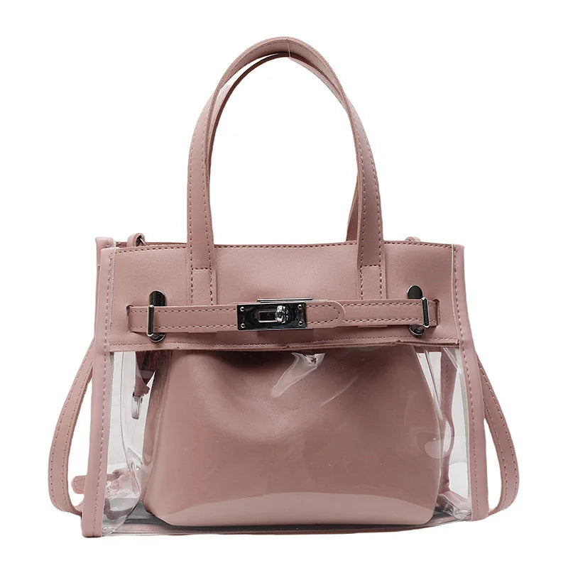 Sac Bandoulière Transparent Noir