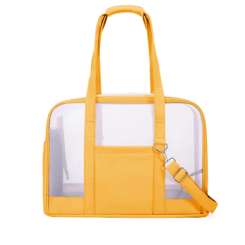 Sac a main pour chat transparent