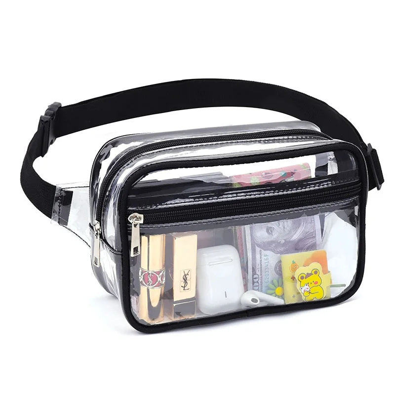 Sac banane femme transparent