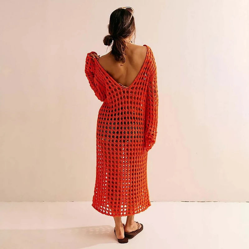 Robe pull transparente