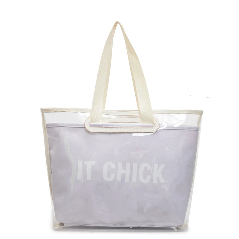 Sac transparent de plage