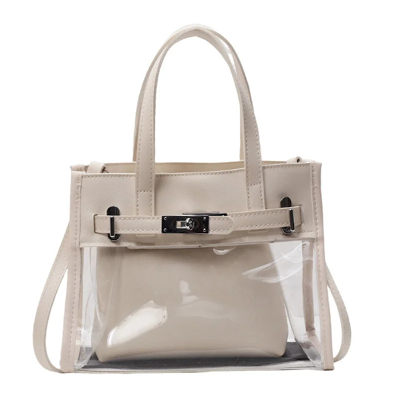 Sac Bandoulière Transparent Noir