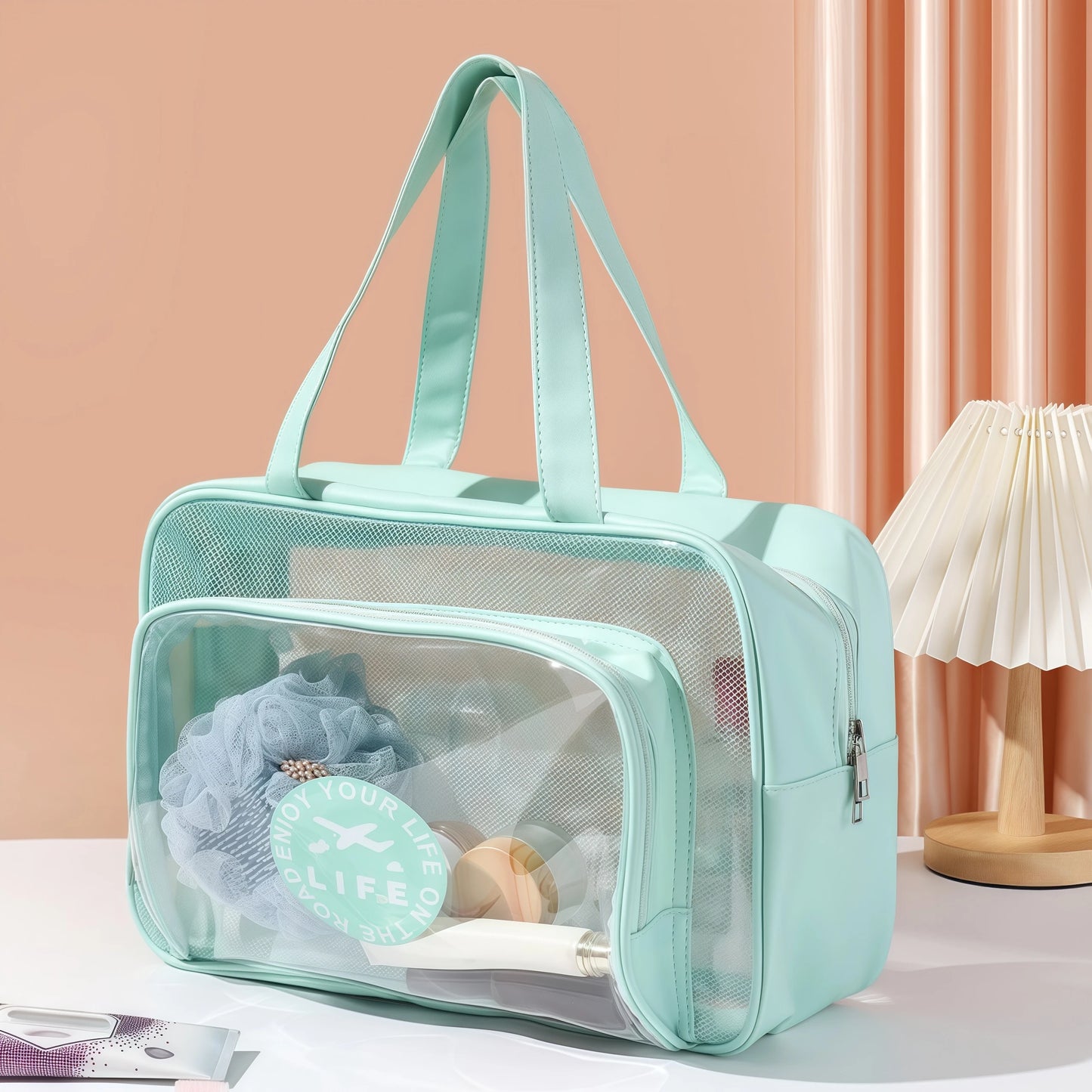 Trousse Toilette Transparente Grand Format