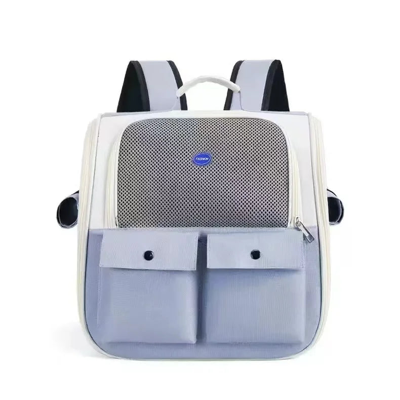 Panier de transport transparent pour chat