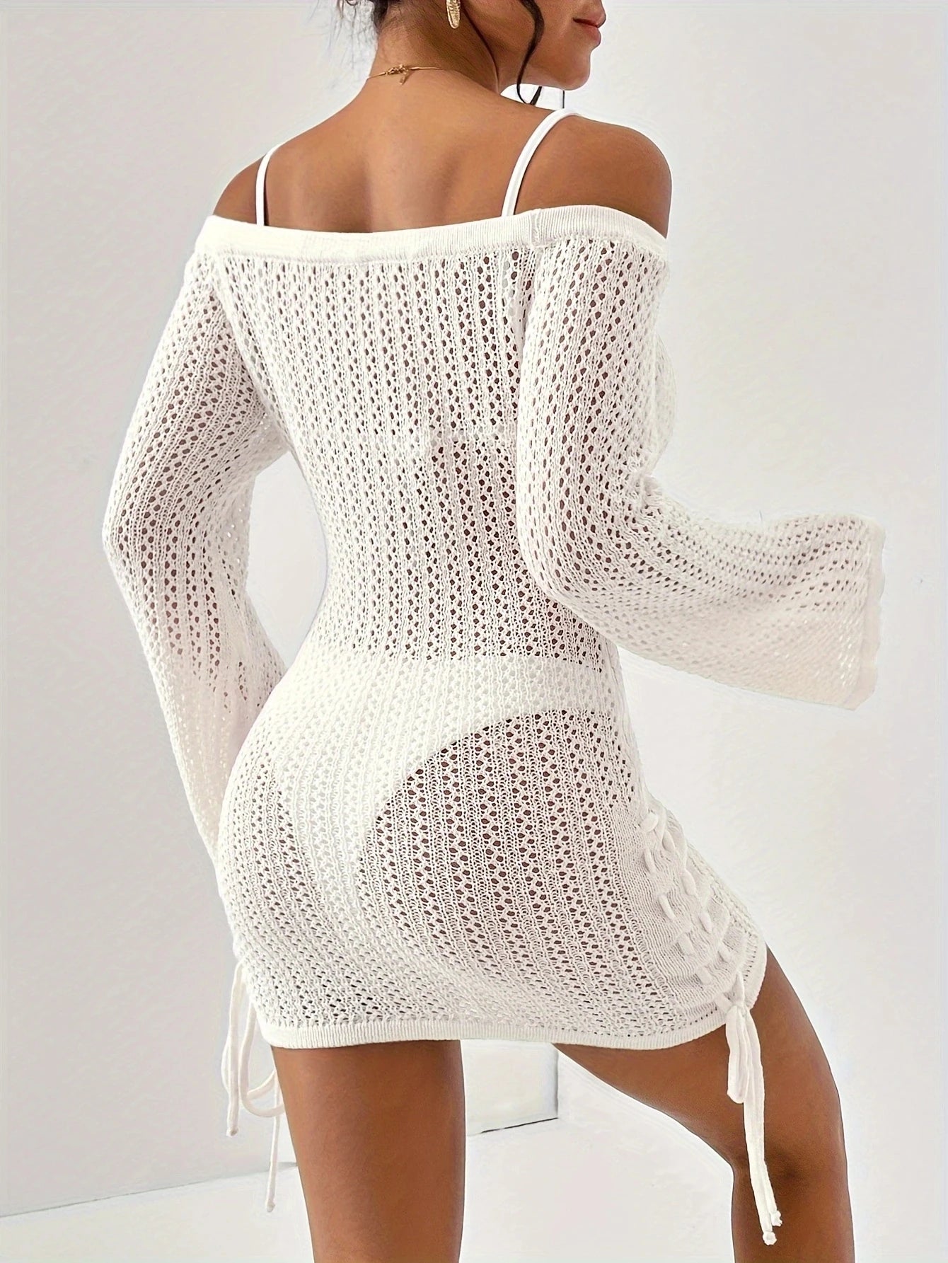 Robe ultra courte transparente