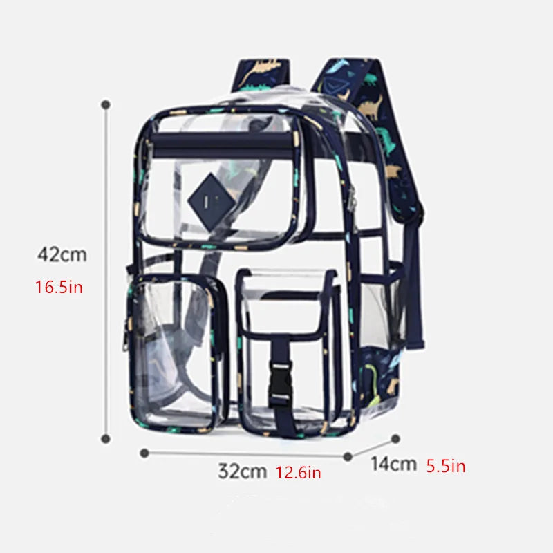 Sac a Dos En Plastique Transparent
