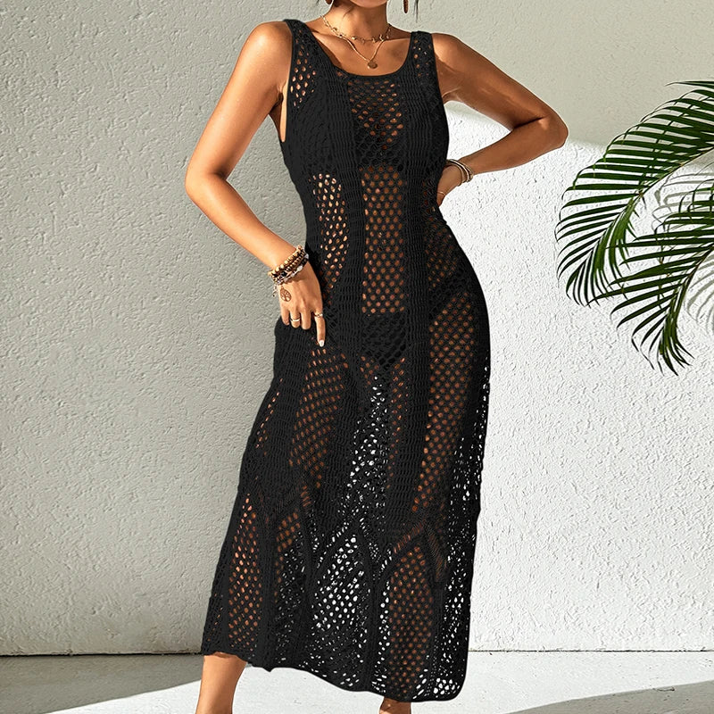 Robe Longue Blanche Transparente
