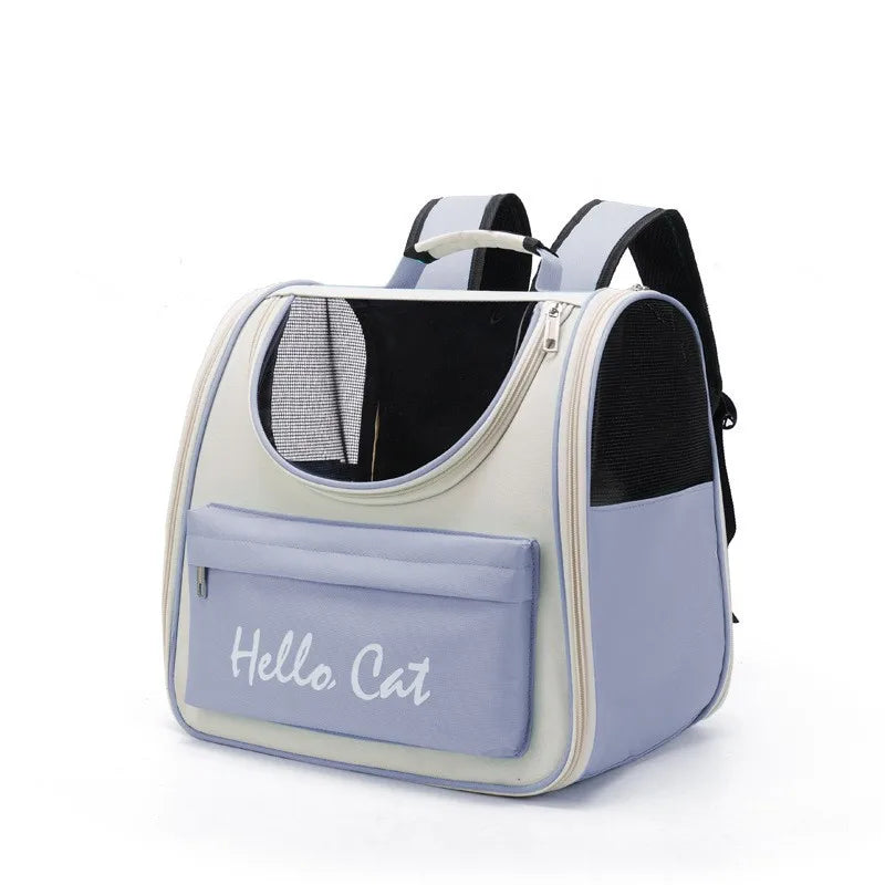 Panier de transport transparent pour chaton