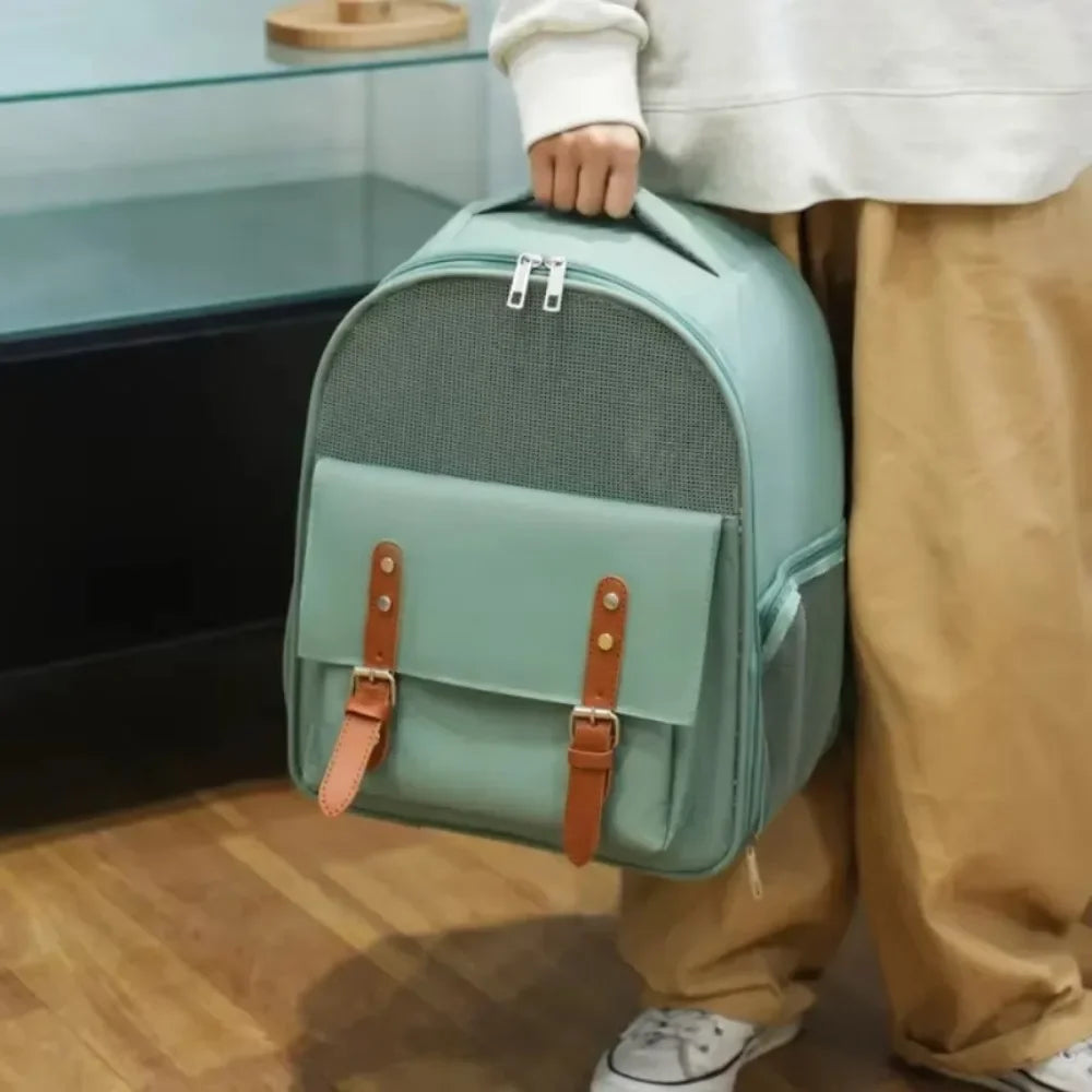 Sac a dos chat transparent