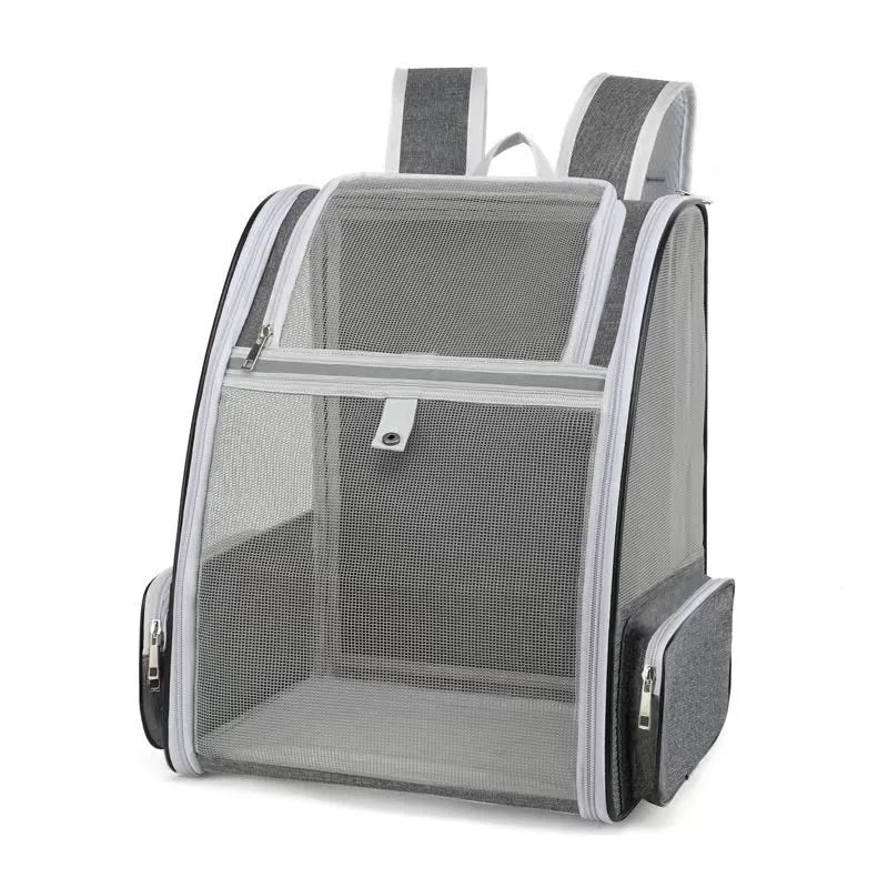 Sac pour chat transparent extensible
