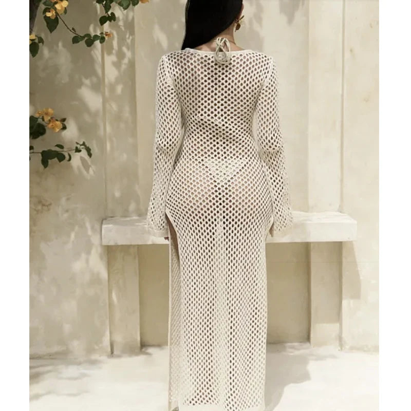 Robe Manche Longue Transparente