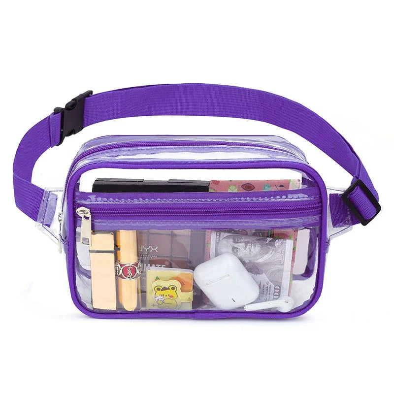 Sac banane femme transparent
