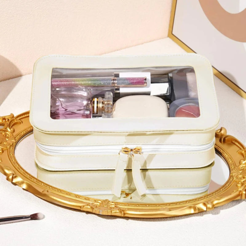 Trousse Transparente Rose