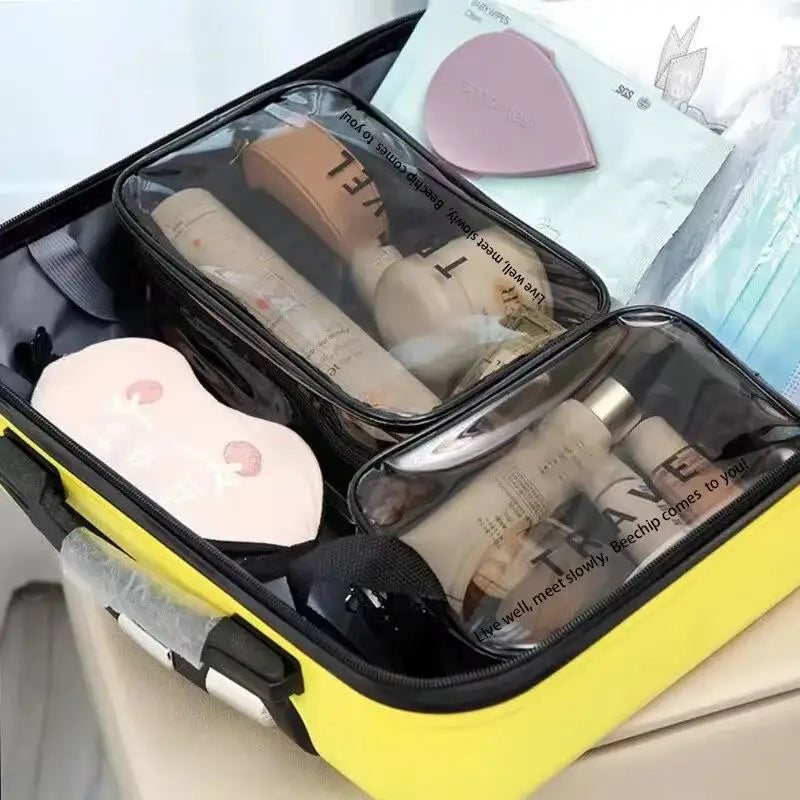Trousse De Toilette Transparente Voyage