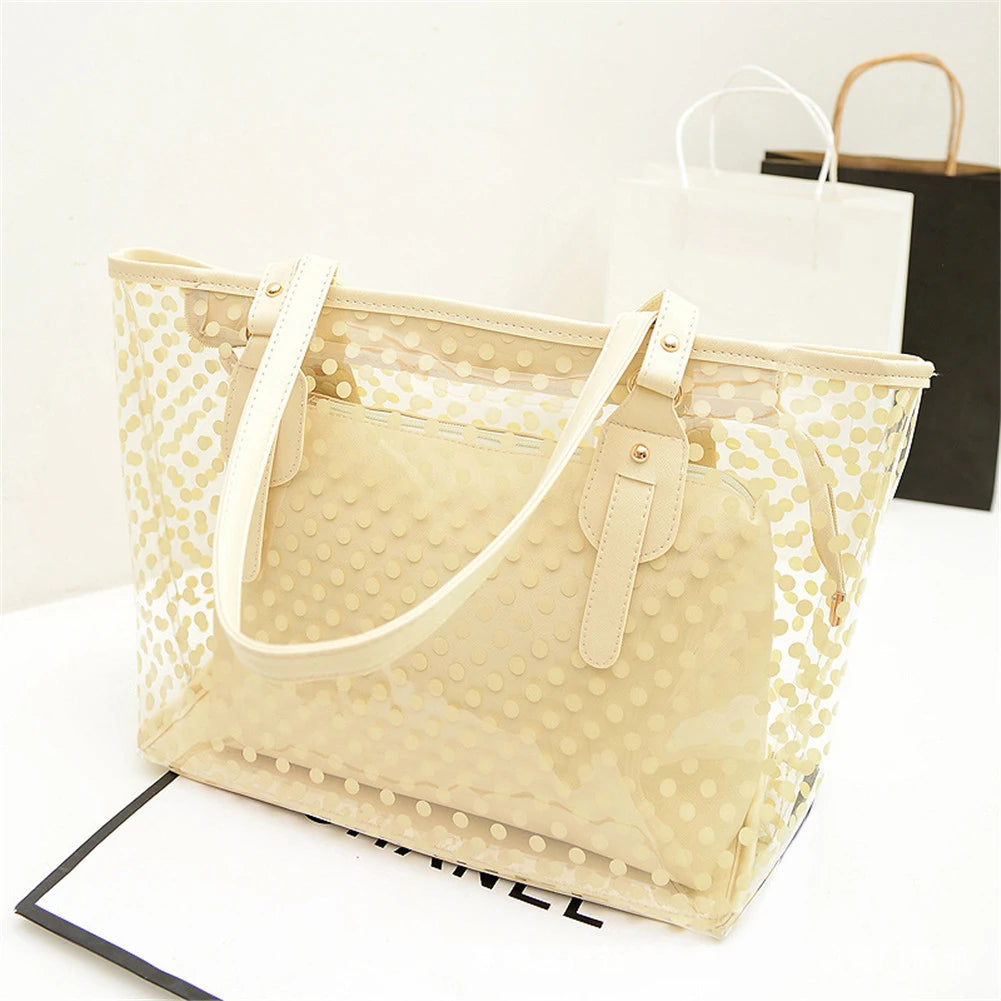 Sac de plage pvc transparent