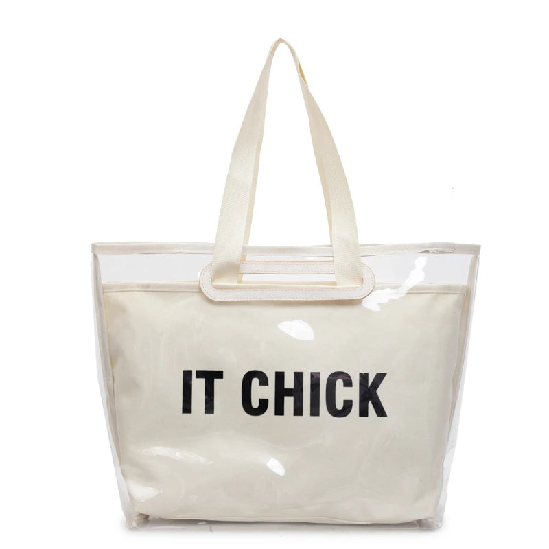 Sac transparent de plage