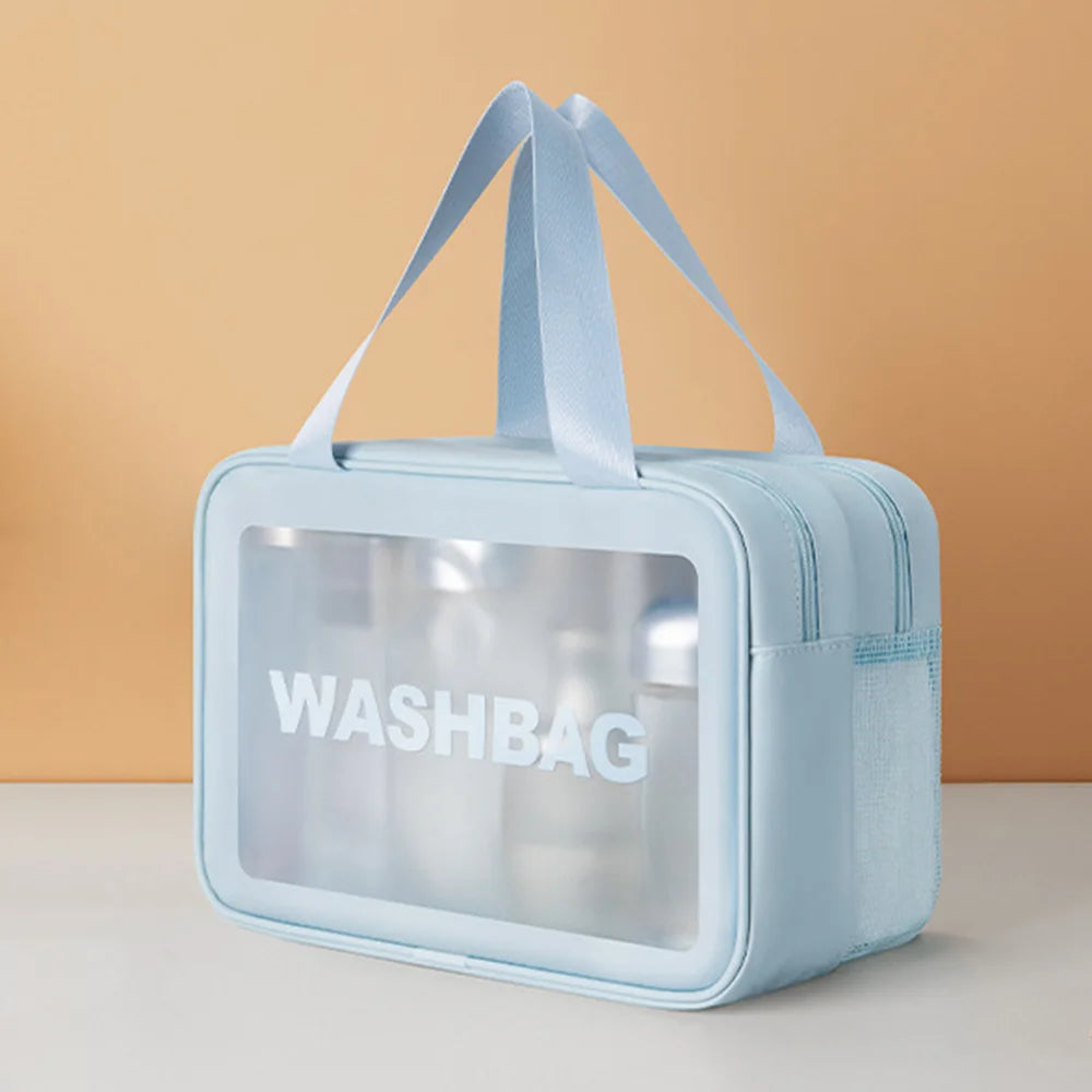 Trousse Double Compartiment Transparente