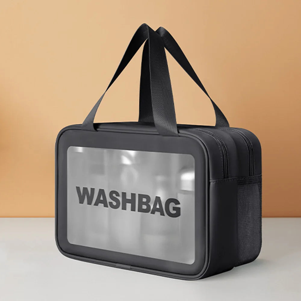 Trousse Double Compartiment Transparente