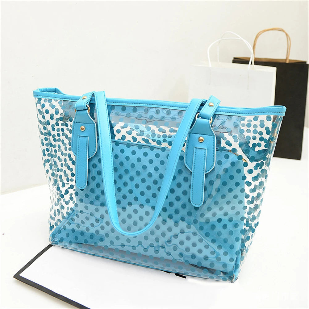 Sac de plage pvc transparent