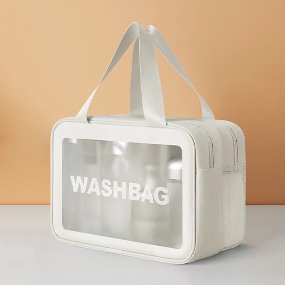 Trousse Double Compartiment Transparente
