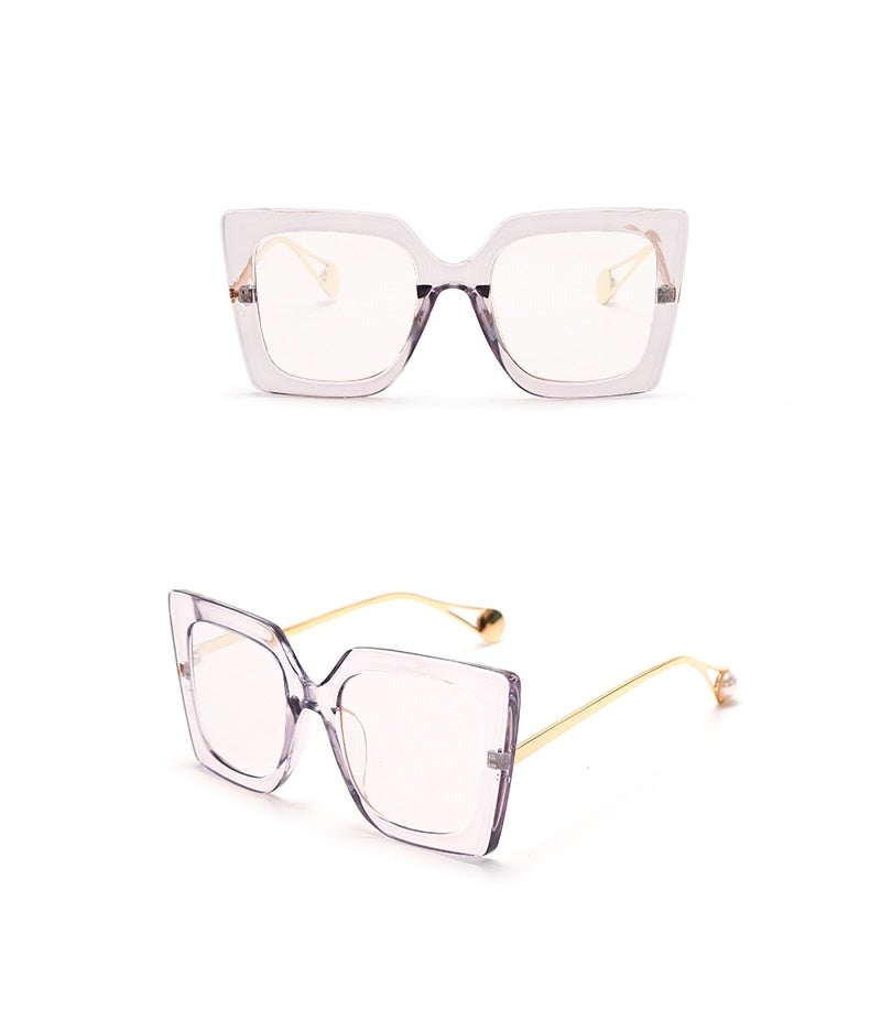 Lunette Soleil Monture Transparente