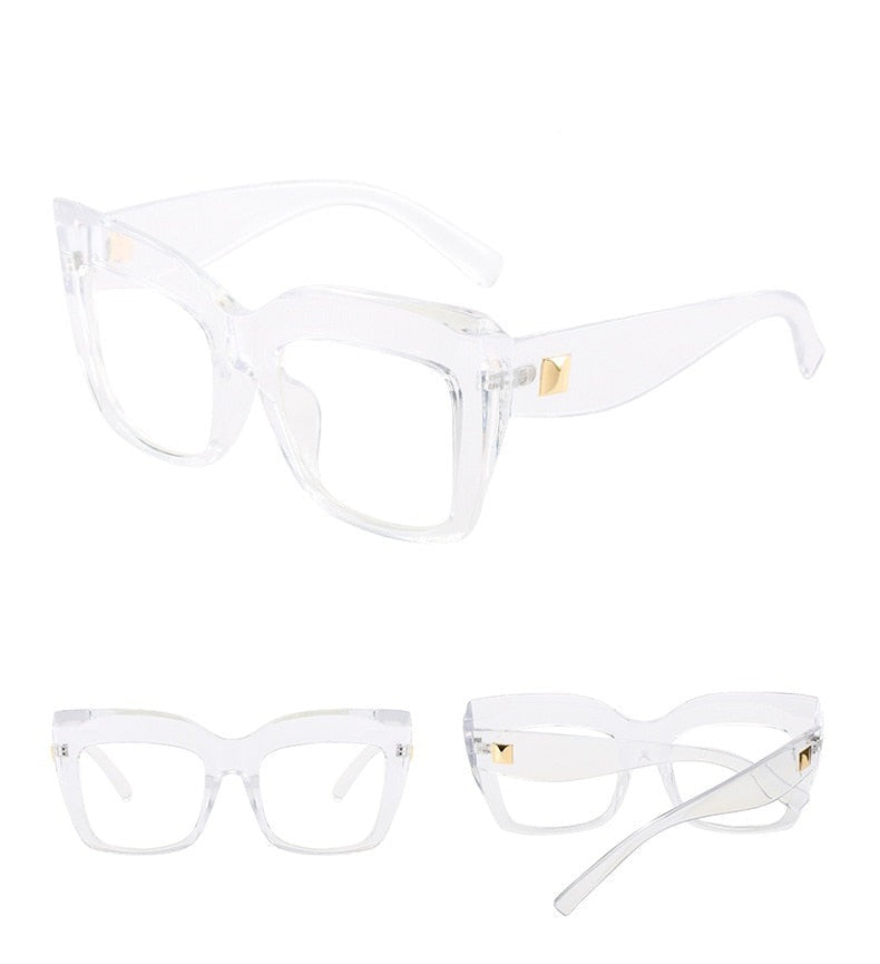 Lunette Avec Monture Transparente