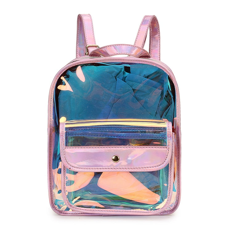 Petit Sac à Dos Rose Holographique