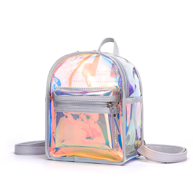 Sac a Dos Transparent Holographique Femme