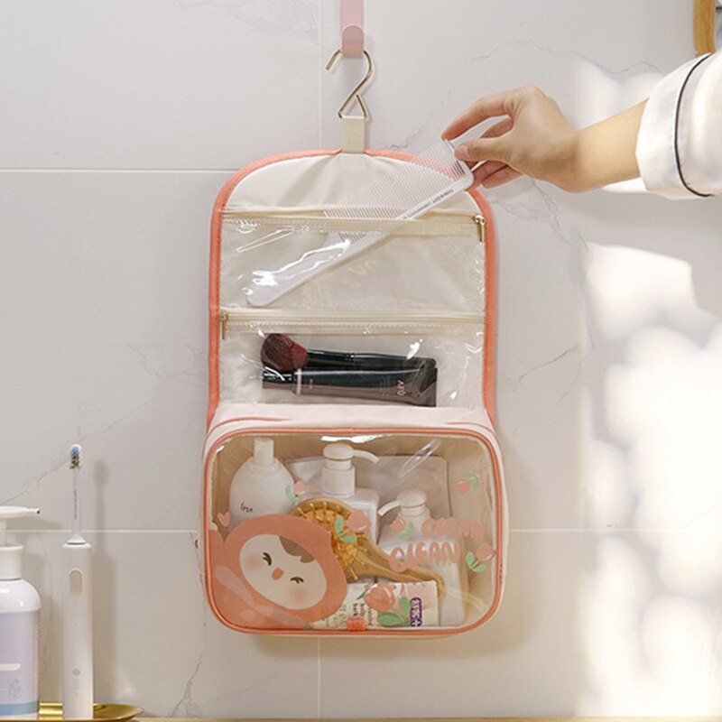 Pochette De Toilette Transparente Multi Trousses à Suspendre