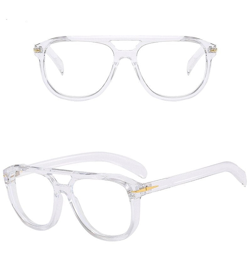 Lunette de soleil monture transparente femme