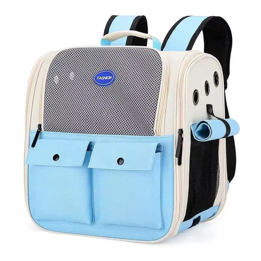Panier de transport transparent pour chat