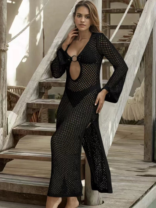 Robe Manche Longue Transparente