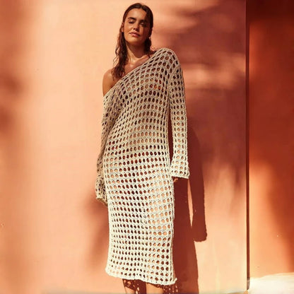 Robe pull transparente