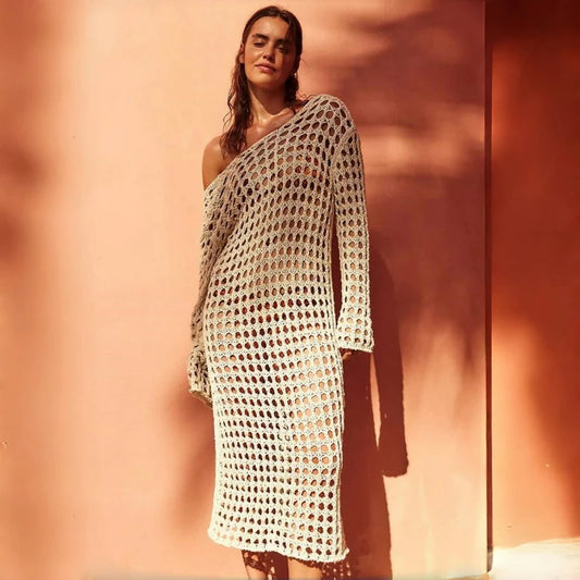 Robe pull transparente