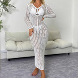 Robe transparente blanche