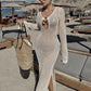Robe Manche Longue Transparente