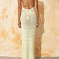 Robe Longue Maille Transparente