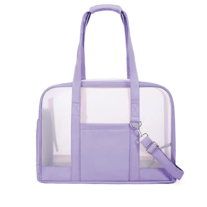 Sac a main pour chat transparent