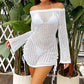 Robe ultra courte transparente